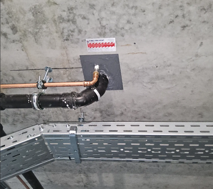 afbeelding brandwerende doorvoering